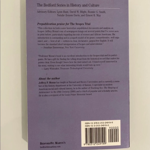 The Scopes Trial: A Brief History Jeffrey P. Moran - Picture 2 of 3